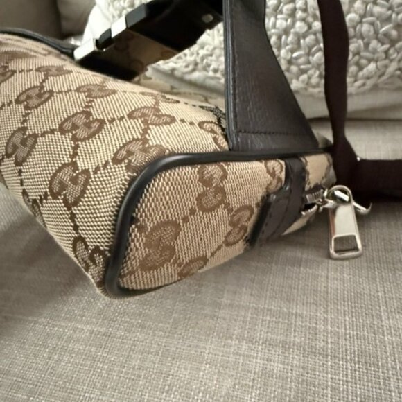 Gucci Beige and Brown Monogram Bag - Picture 5 of 16